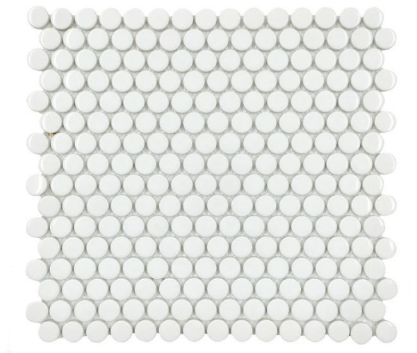 Picture of Emser Tile - Savvy Penny Mosaic White