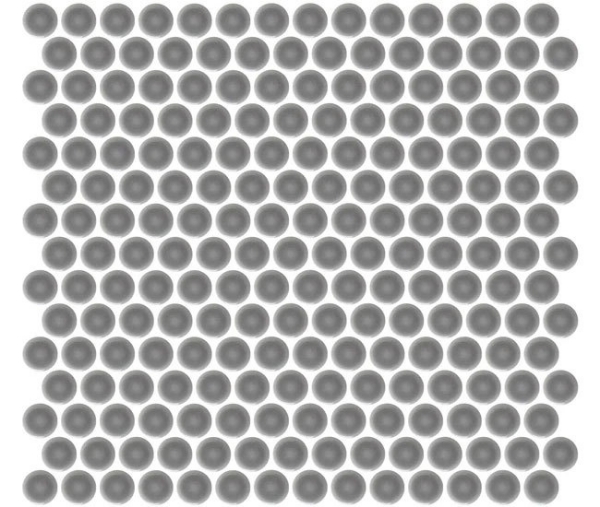 Picture of Emser Tile - Savvy Penny Mosaic Silver