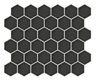 Picture of Emser Tile - Savvy Hexagon Mosaic Pewter