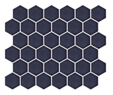 Picture of Emser Tile - Savvy Hexagon Mosaic Navy