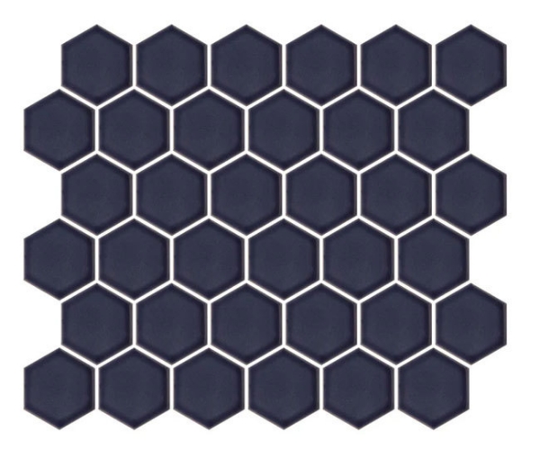 Picture of Emser Tile - Savvy Hexagon Mosaic Navy