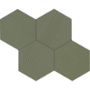 Picture of Marazzi - Rhyme and Reason Hexagon Artichoke