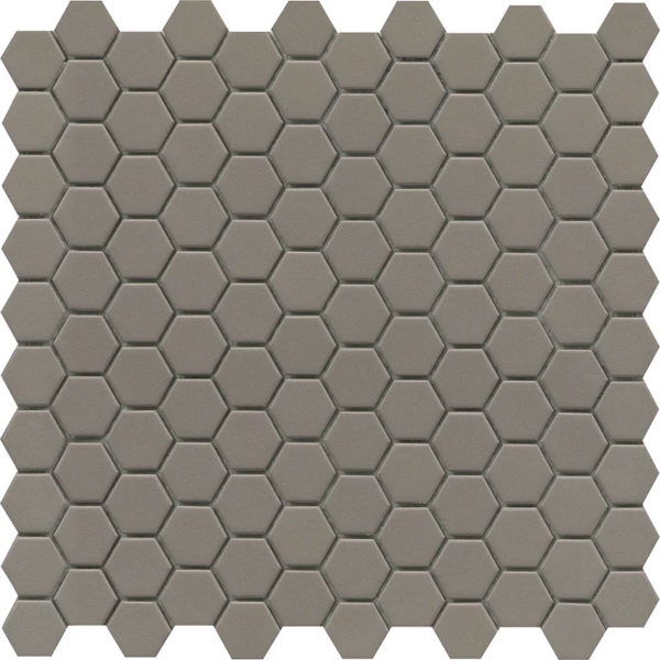 Picture of Emser Tile - Source 1 x 1 Hex Mosaic Taupe