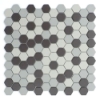 Picture of Emser Tile - Source 1 x 1 Hex Mosaic Dark Blend