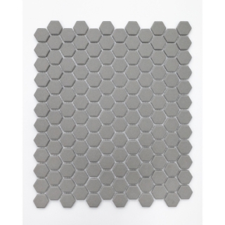Picture of Emser Tile - Source 1 x 1 Hex Mosaic 10 x 12 Smoke