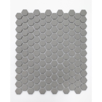 Picture of Emser Tile - Source 1 x 1 Hex Mosaic 10 x 12 Smoke