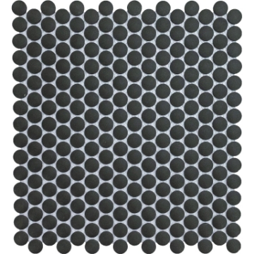 Picture of Emser Tile - Source Penny Round Black