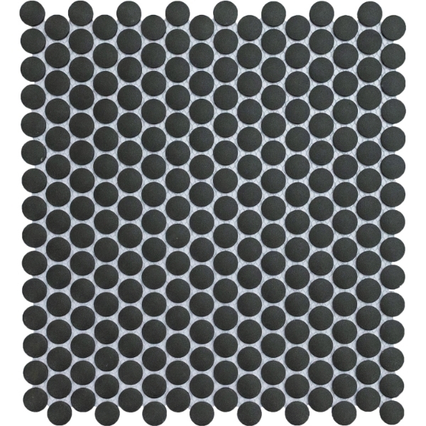 Picture of Emser Tile - Source Penny Round Black