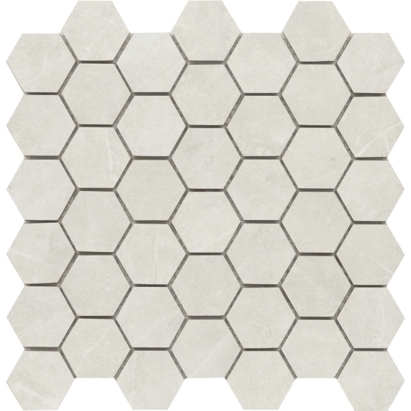Picture of Emser Tile - Sterlina II Hexagon Mosaic Silver