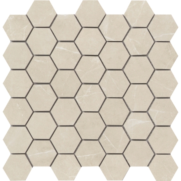 Picture of Emser Tile - Sterlina II Hexagon Mosaic Ivory
