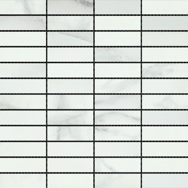 Picture of Emser Tile - Visconde Stacked Mosaic Silver