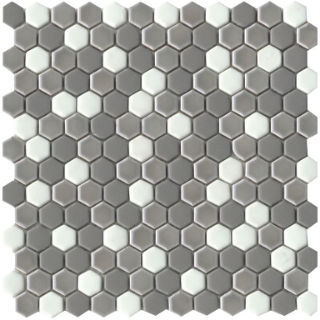 Picture of Emser Tile - Confetti II Hexagon Freddo Blend