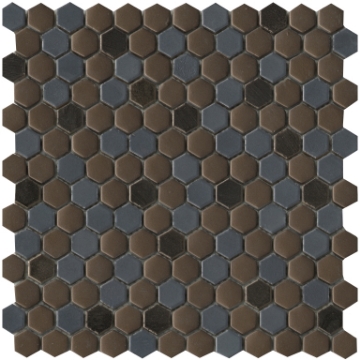 Picture of Emser Tile - Confetti II Hexagon Metal Blend