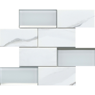 Picture of Emser Tile - LAmour White 3 x 6 Offset