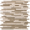 Picture of Emser Tile - Lucente Glass and Stone Linear Mosaic Blend Murano