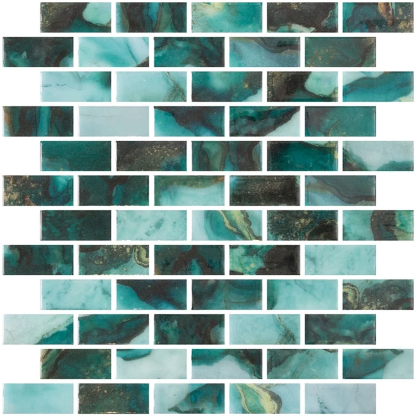 Picture of Emser Tile - Waterlace Offset Mosaic Uma