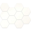 Picture of Emser Tile - Times Square Hexagon Mosaic White