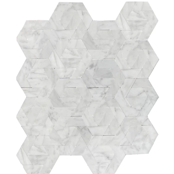 Picture of Emser Tile - Bizou Damask White White