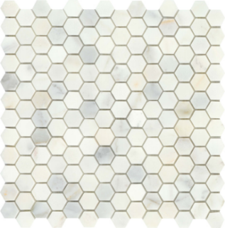 Picture of Emser Tile - Marble Hexagon Mosaic Polished Calacata Oro