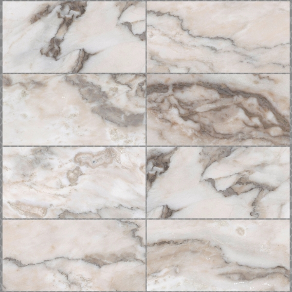 Picture of Emser Tile - Marble 3 x 6 Mosaic Lenza Fiore