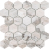 Picture of Emser Tile - Marble Hexagon Mix 2 x 2 Mosaic Lenza Fiore