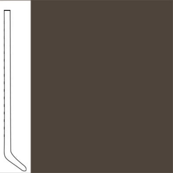 Picture of Flexco - Wall Base Cove 1/8 2-1/2 Black Brown