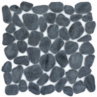Picture of Emser Tile - Cultura Marble Pebble Mosaic Black