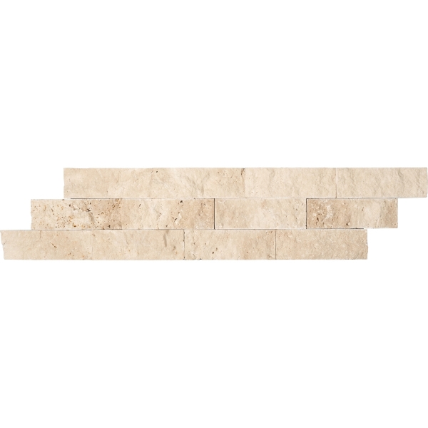 Picture of Emser Tile - Travertine Ledger Ivory Splitface