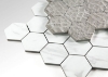 Picture of Elysium - Volakas Premium Mosaic Hexagon