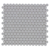 Picture of Elysium - Hulu Penny Round Mosaic City Grey Matte