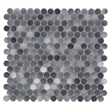 Picture of Elysium - Hulu Penny Round Mosaic Fancy Grey