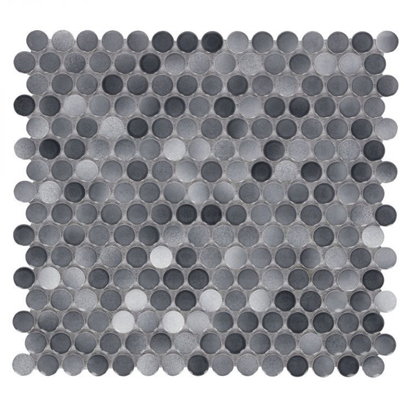 Picture of Elysium - Hulu Penny Round Mosaic Fancy Grey