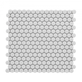 Picture of Elysium - Hulu Penny Round Mosaic Light Grey Matte