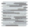 Picture of Elysium - Linear Glass Mosaic Montage Grey