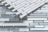 Picture of Elysium - Linear Glass Mosaic Rain Sky