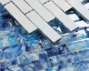 Picture of Elysium - Linear Glass Mosaic Watercolor Blue