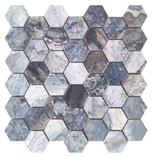 Picture of Elysium - Mystic Hexagon Mosaic Ocean