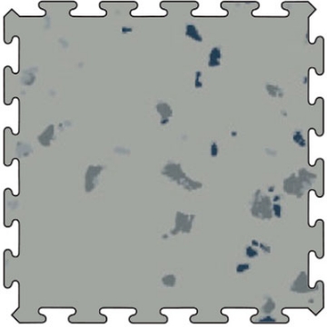 Picture of Flexco - Tuflex Force Interlocking Edge Light Gray w Delft Pansy Medium Gray