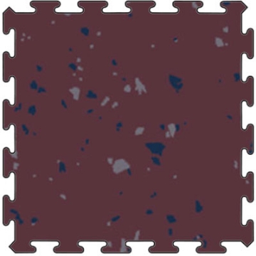 Picture of Flexco - Tuflex Force Interlocking Edge Plum Pudding w Delft Pansy Medium Gray