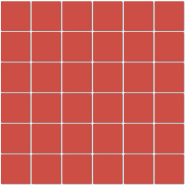 Picture of American Olean - Unglazed Porcelain Mosaics Clearface 2 x 2 Red