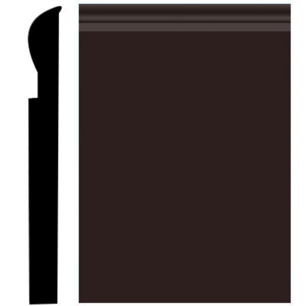 Picture of Roppe - Pinnacle Plus Wall Base 05 Contrive Brown