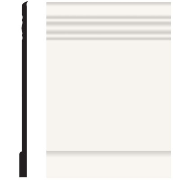 Picture of Roppe - Pinnacle Plus Wall Base 10 Serenity White