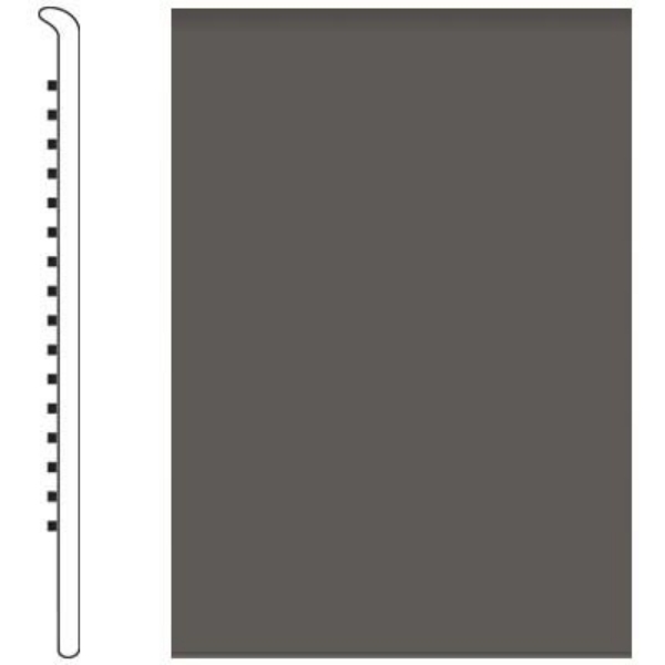 Picture of Roppe - 700 Series Wall Base 4 (No Toe Base) Burnt Umber