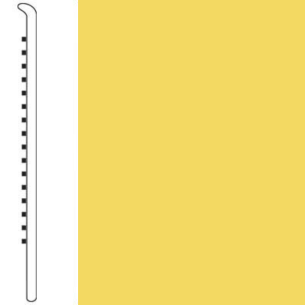 Picture of Roppe - 700 Series Wall Base 4 (No Toe Base) Daffodil