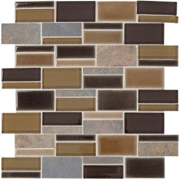 Picture of Marazzi - Midpark Mosaics Random Rectangle Bark