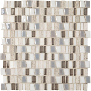 Picture of Marazzi - Midpark Mosaics Random Trapezoid Rainstorm