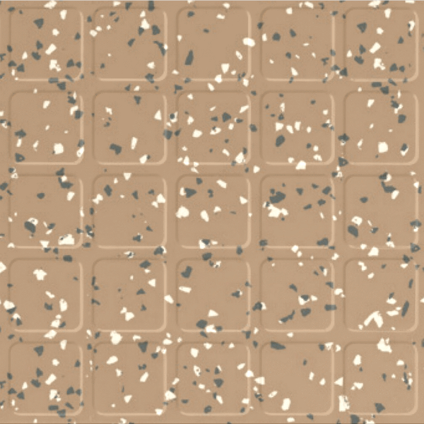 Picture of Roppe - Fiesta Raised Square Caramelo