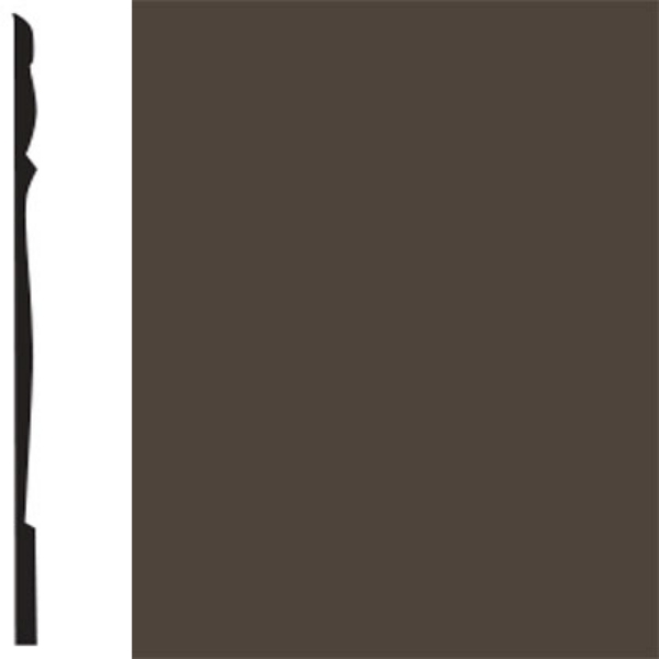 Picture of Flexco - Base Sculpture Wall Base Reflection Black Brown