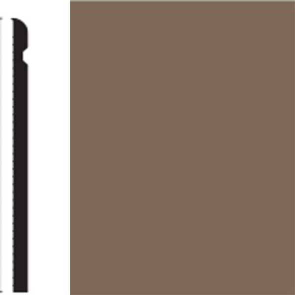 Picture of Flexco - Base Sculpture Wall Base Captivate Milk Chocolate