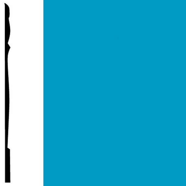 Picture of Flexco - Base Sculpture Wall Base Reflection Bondi Blue